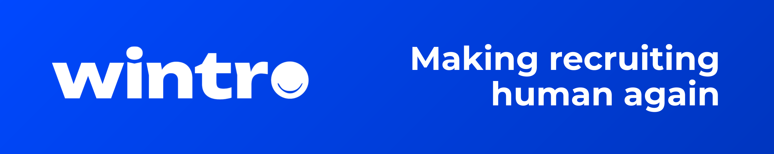 Wintro — Making recruiting human again